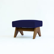 Pierre Jeanneret design Upholstered Easy Ottoman