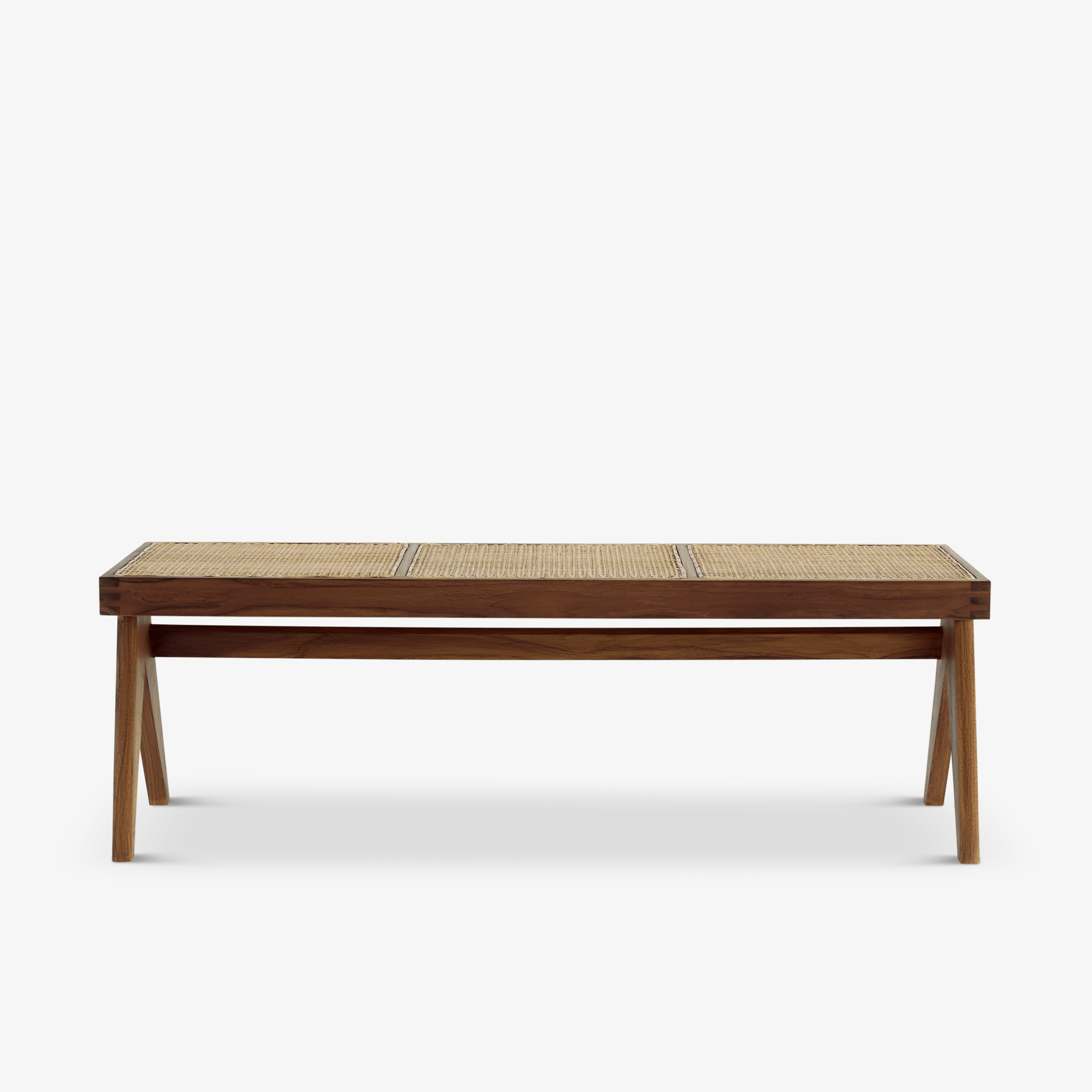 Library Bench - Object Embassy - pierre jeanneret design - hand made - teak wood
