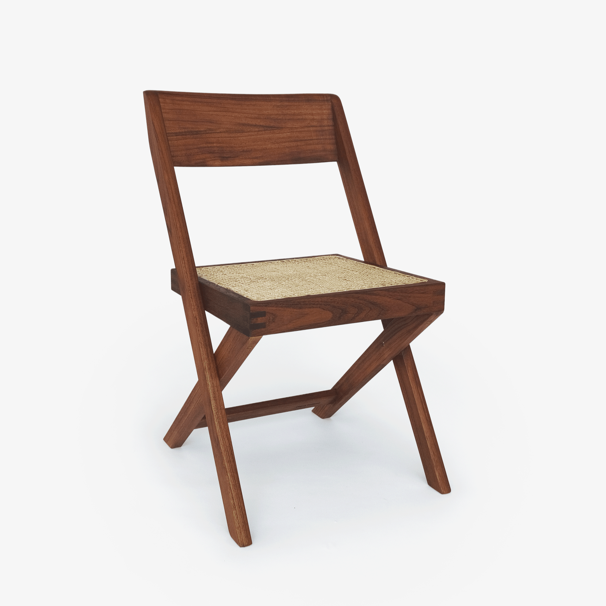Library Chair - Object Embassy - pierre jeanneret design - hand made - teak wood