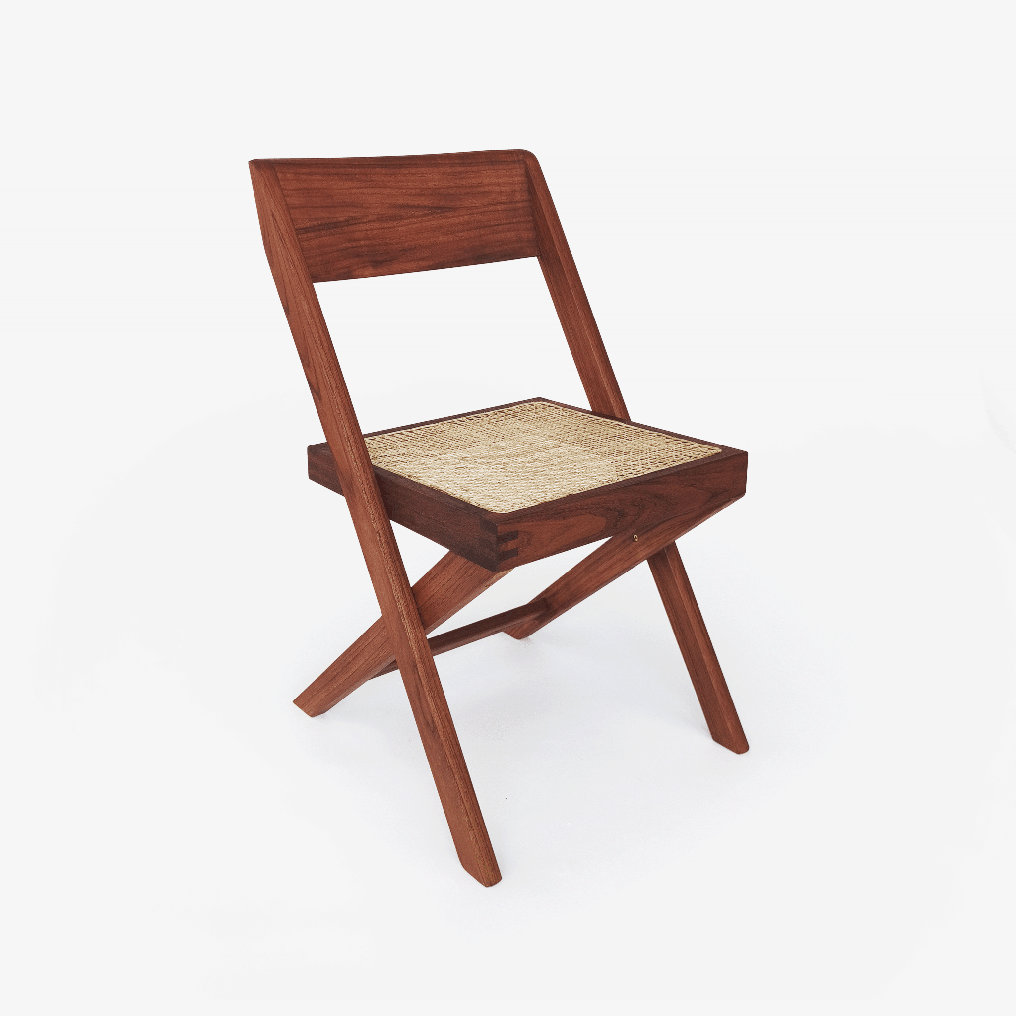 Library Chair - Object Embassy - pierre jeanneret design - hand made - teak wood