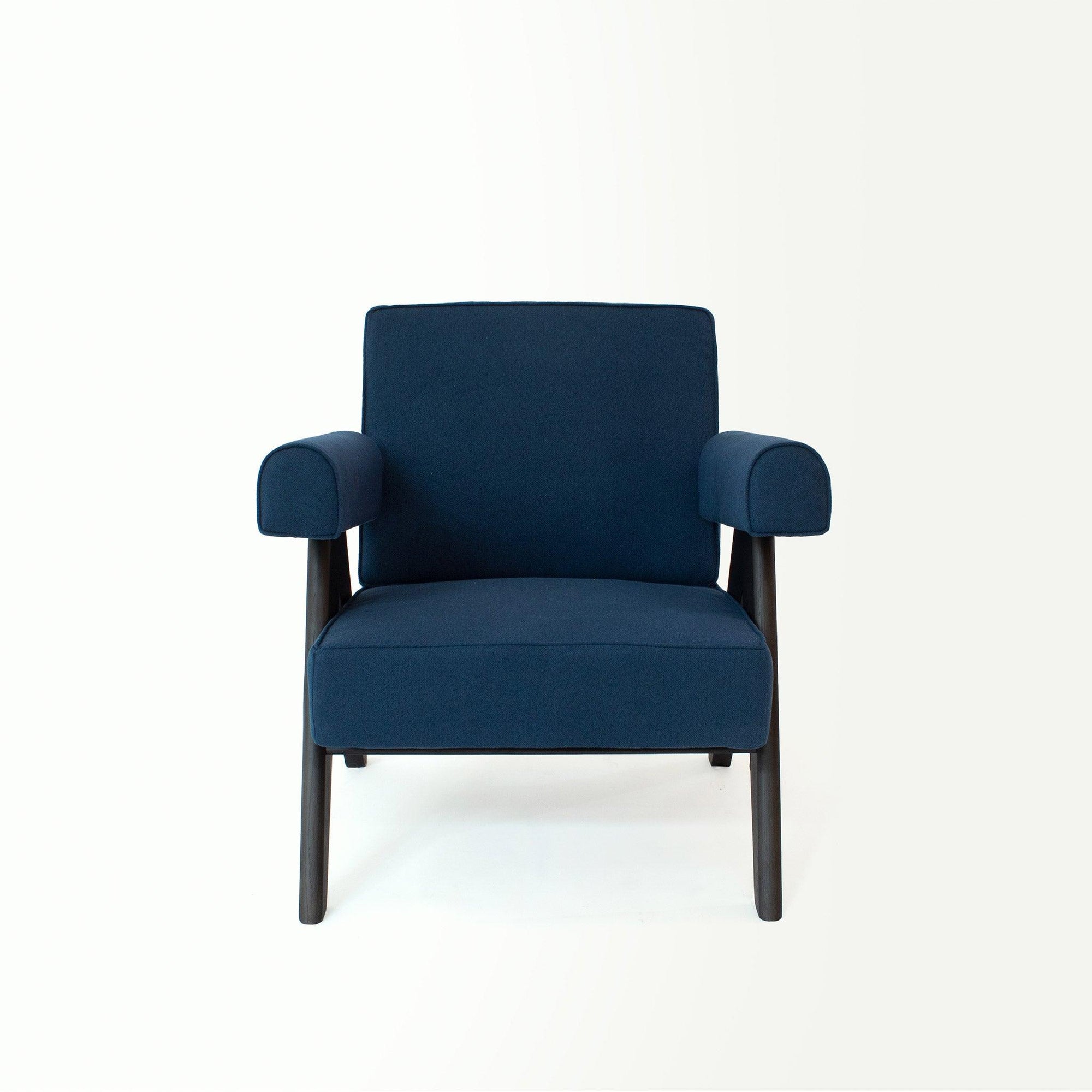 Pierre Jeanneret design Upholstered Easy Armchair - Object Embassy - Pierre Jeanneret