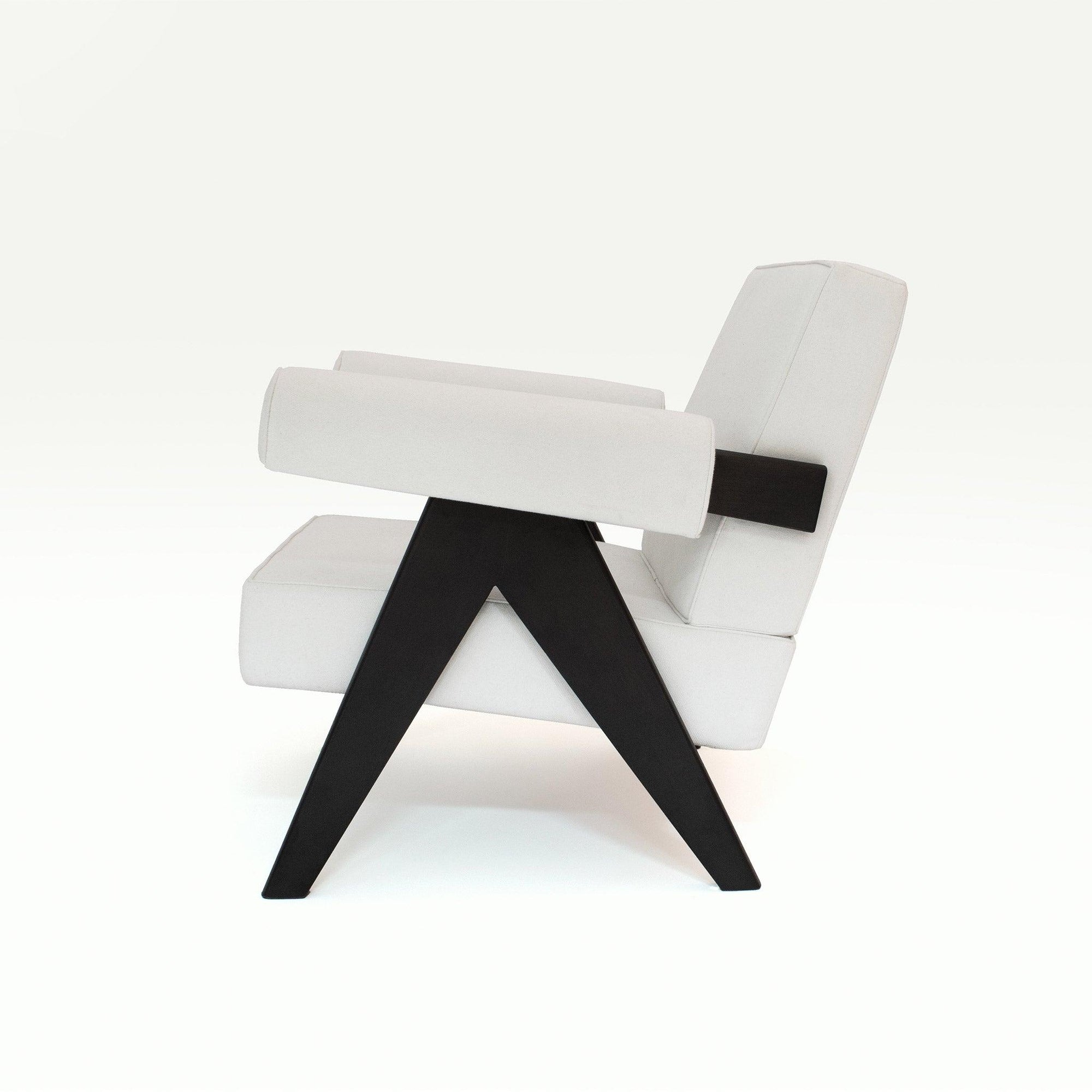 Pierre Jeanneret design Upholstered Easy Armchair - Object Embassy - Pierre Jeanneret