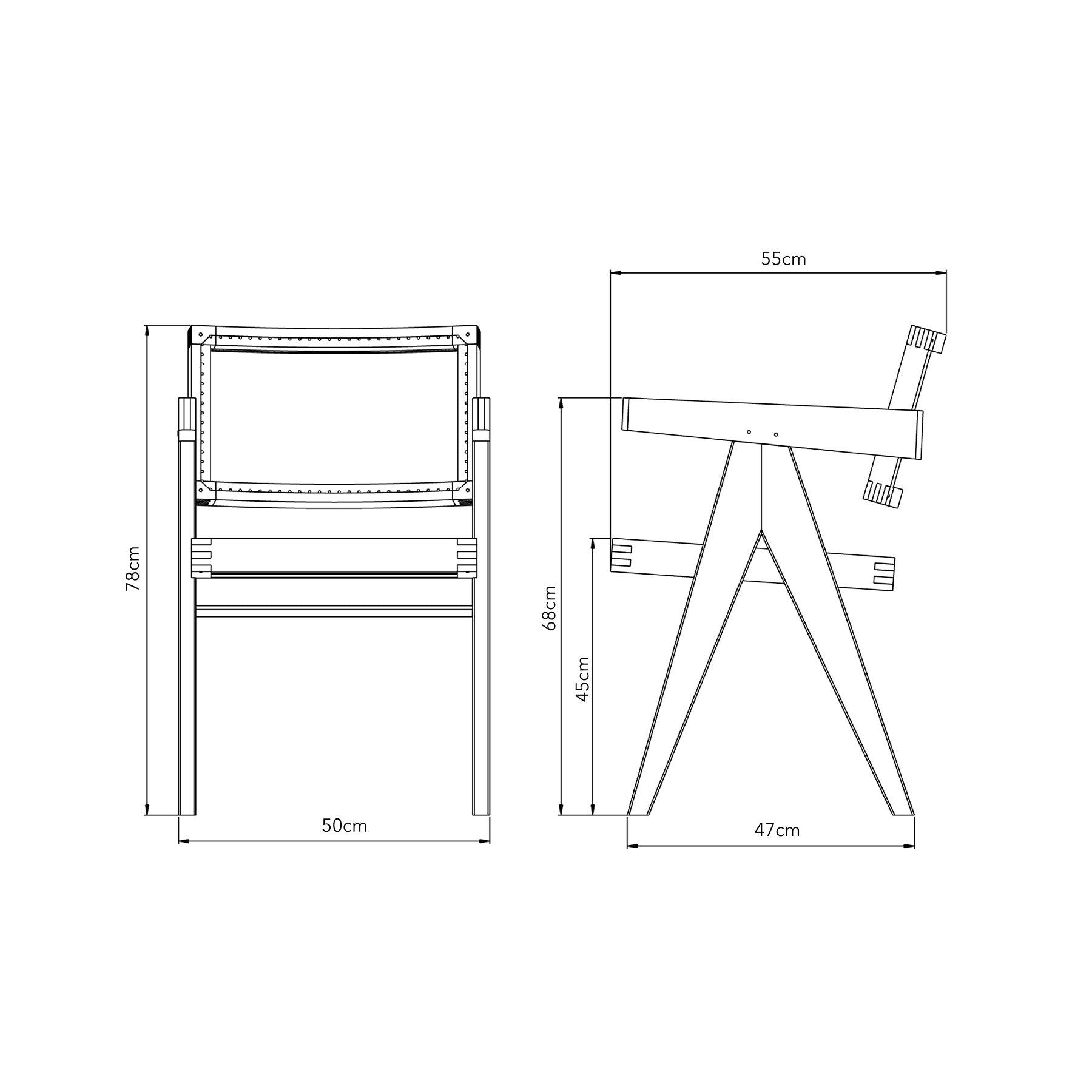 Pierre Jeanneret design Office Chair - Object Embassy - Pierre Jeanneret