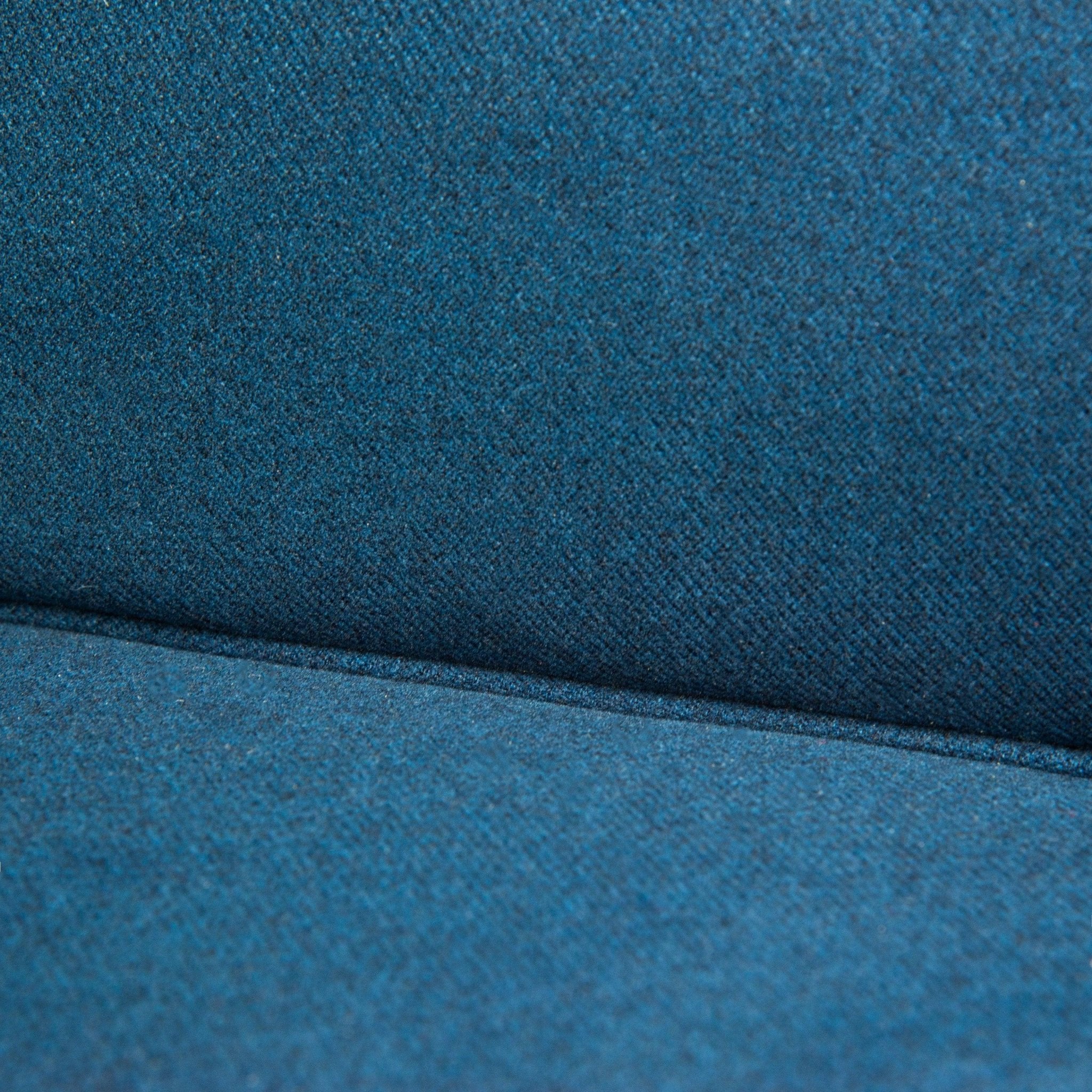 Upholstered Easy Armchair Navy Blue - Object Embassy - Pierre Jeanneret Design - handmade furniture - Lounge Chair