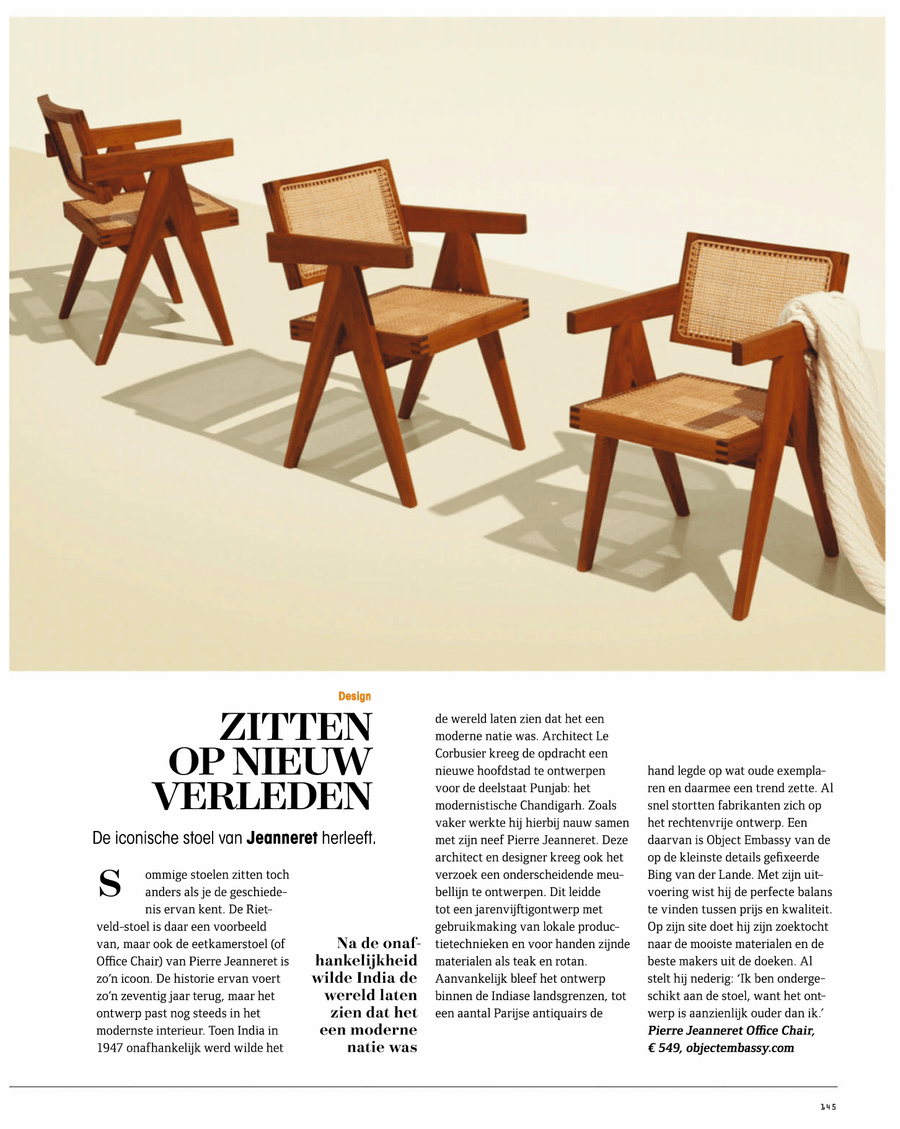 Quote magazine - Object Embassy - Pierre Jeanneret