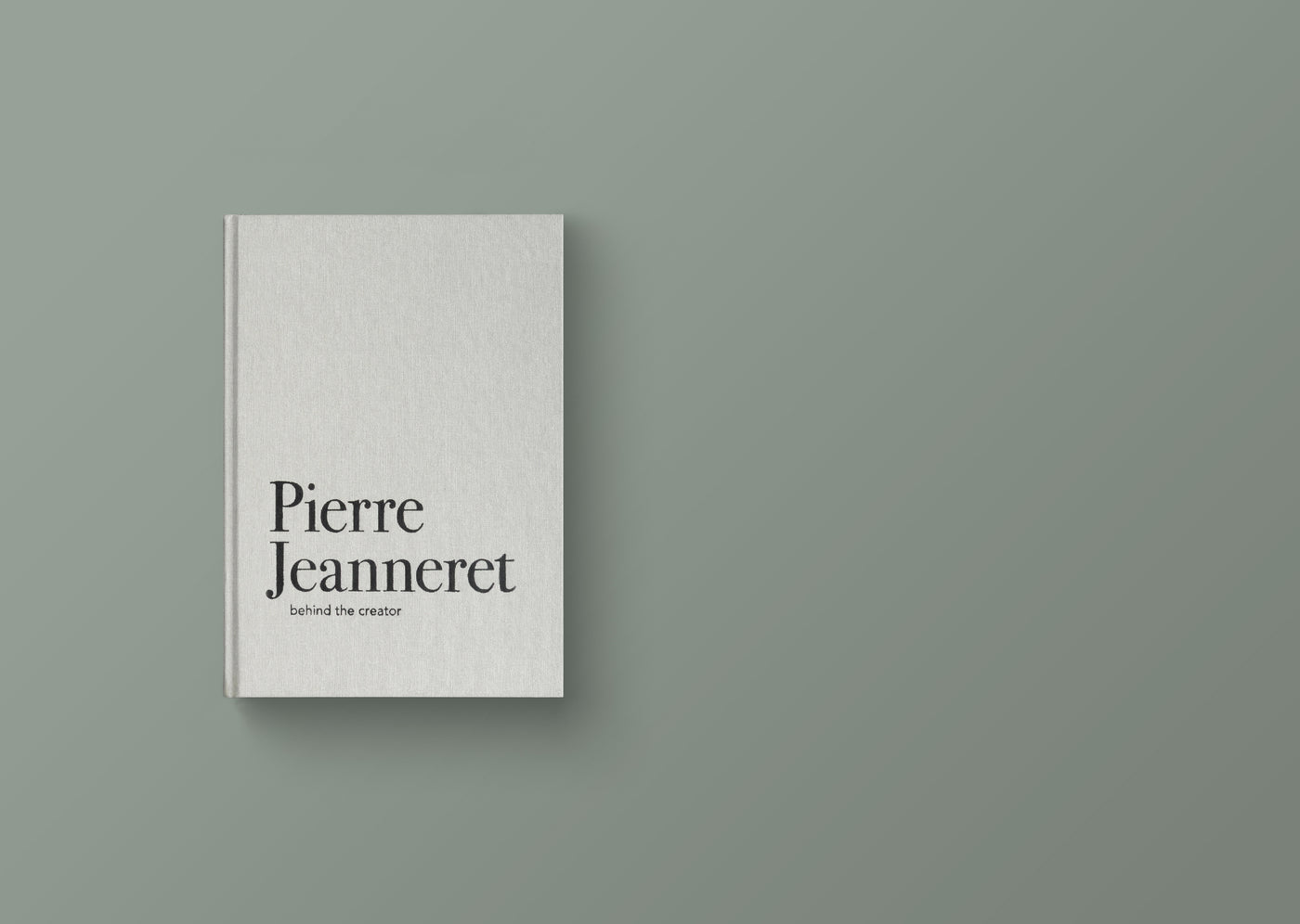 Book cover Pierre Jeanneret behind the Creator by Bing van der Lande and Alice Martin