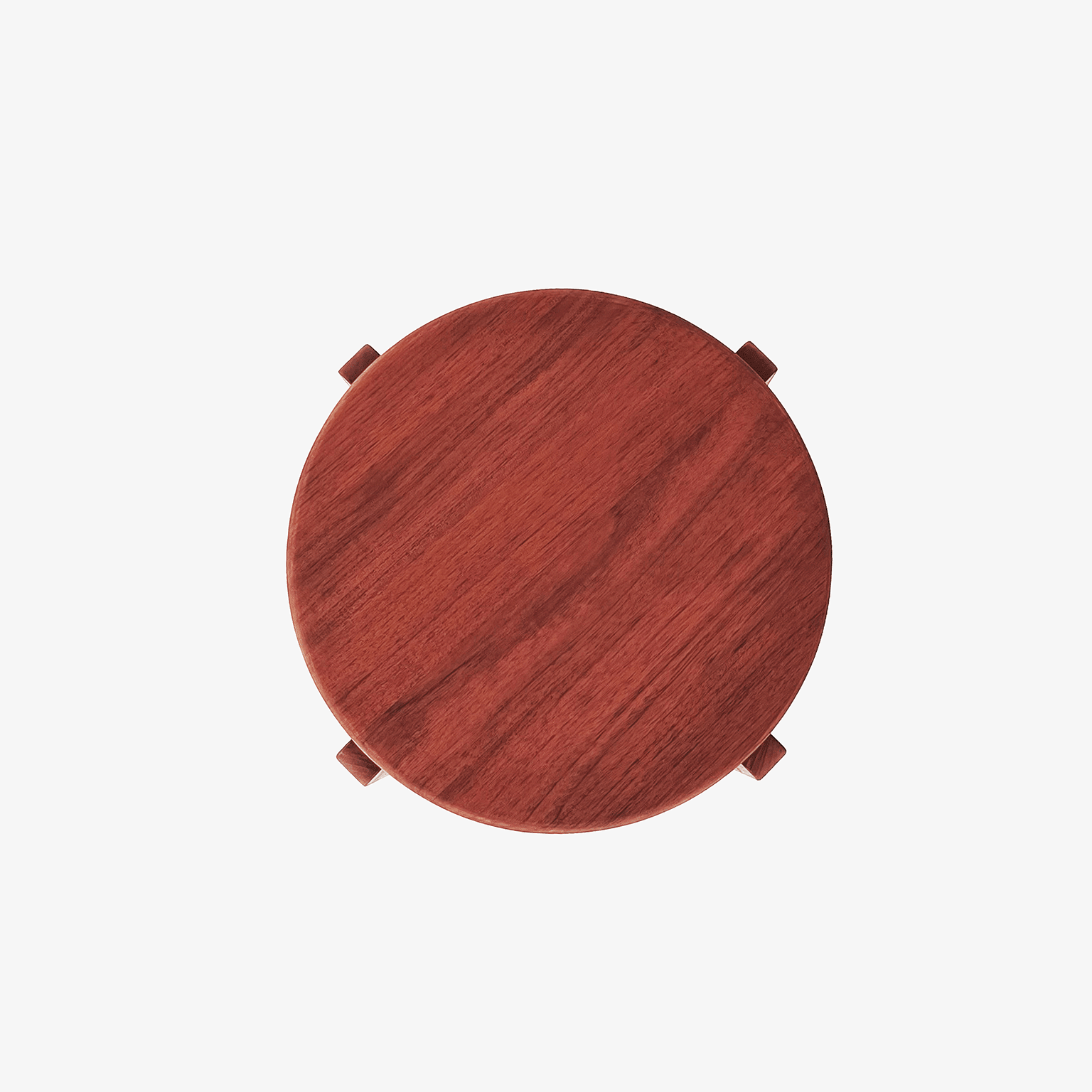 High Round Bar Stool - Object Embassy - pierre jeanneret design - hand made - teak wood