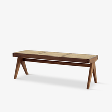 Library Bench - Object Embassy - pierre jeanneret design - hand made - teak wood
