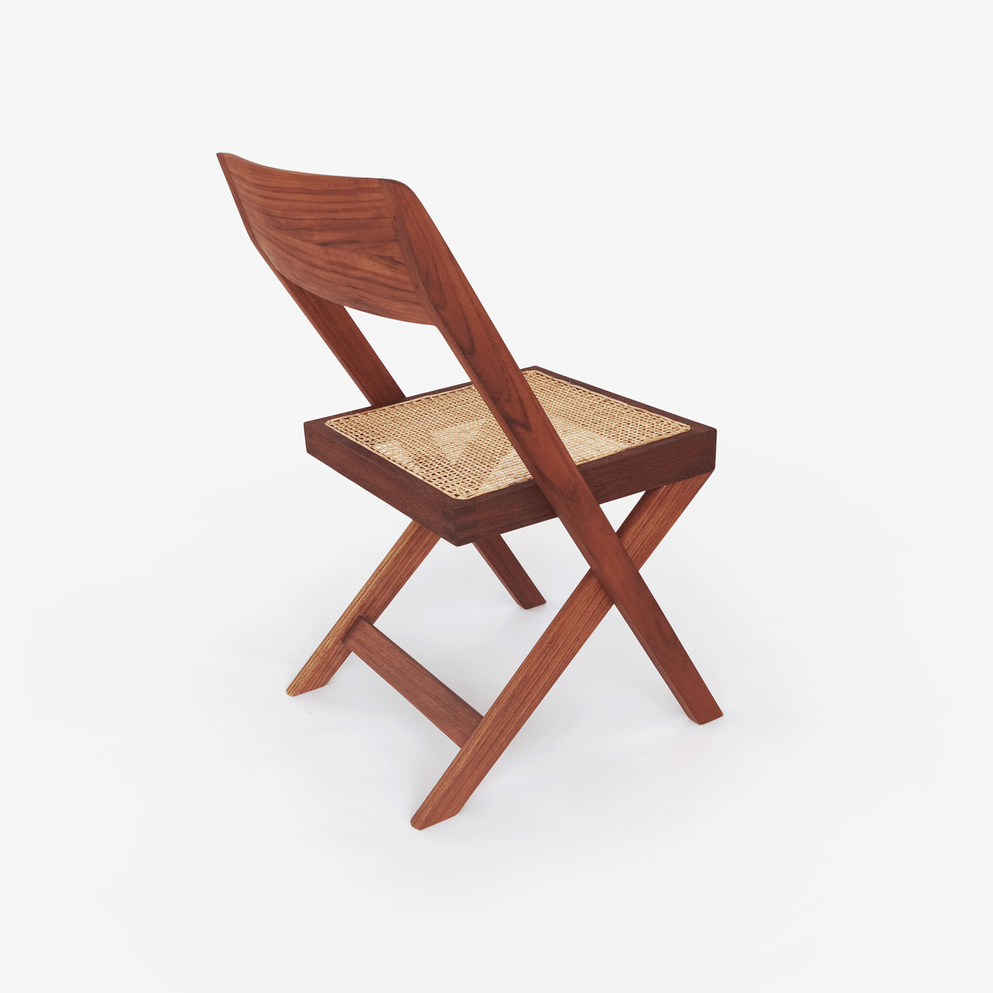 Library Chair - Object Embassy - pierre jeanneret design - hand made - teak wood