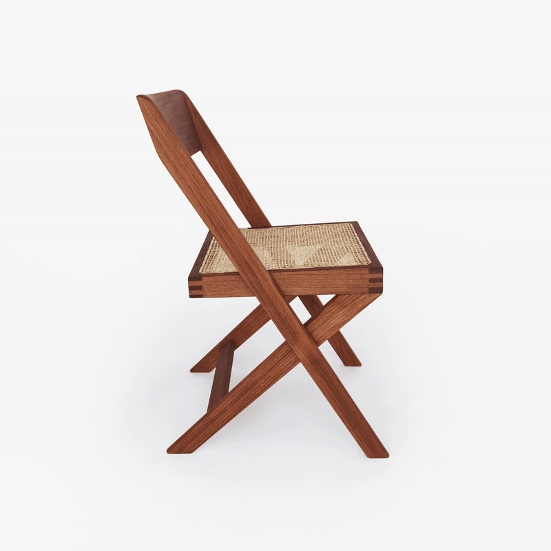 Library Chair - Object Embassy - pierre jeanneret design - hand made - teak wood
