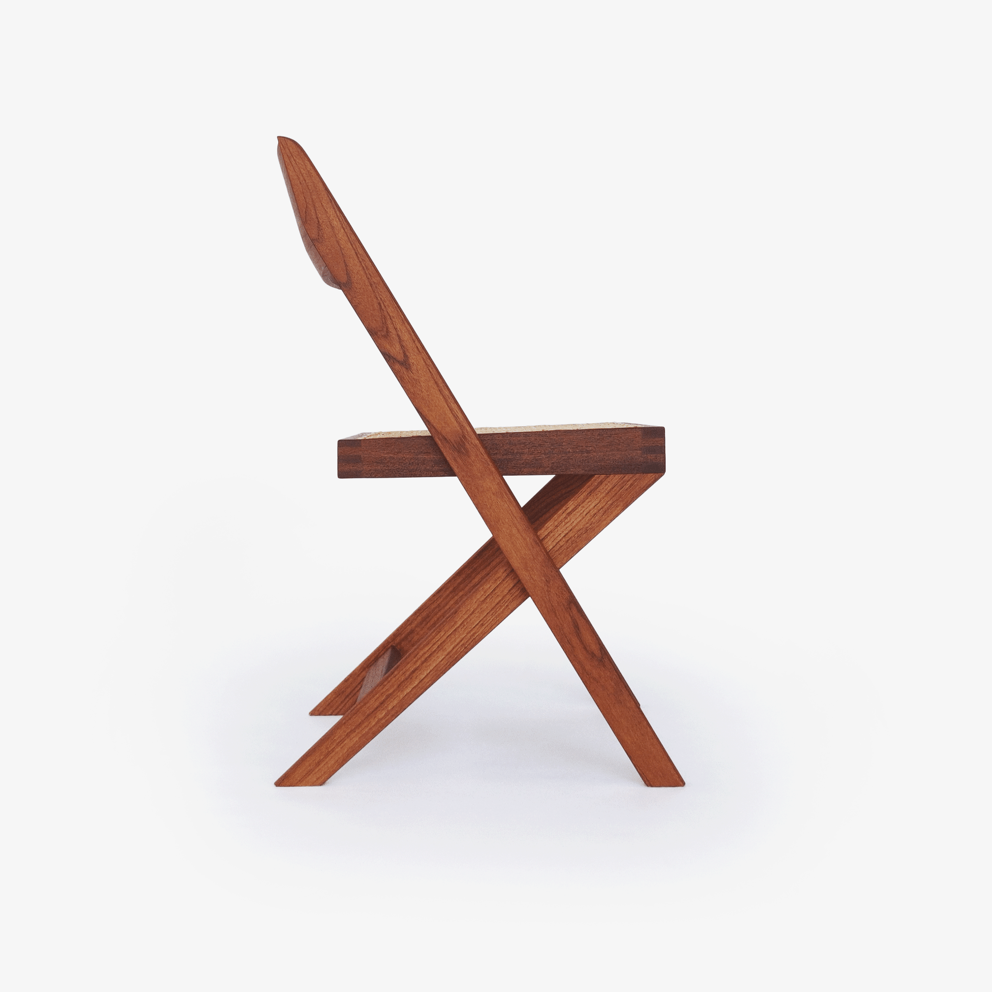 Library Chair - Object Embassy - pierre jeanneret design - hand made - teak wood