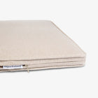 Seat cushion in natural linen - Object Embassy - Chandigarh Furniture - Pierre Jeanneret Design - hand made