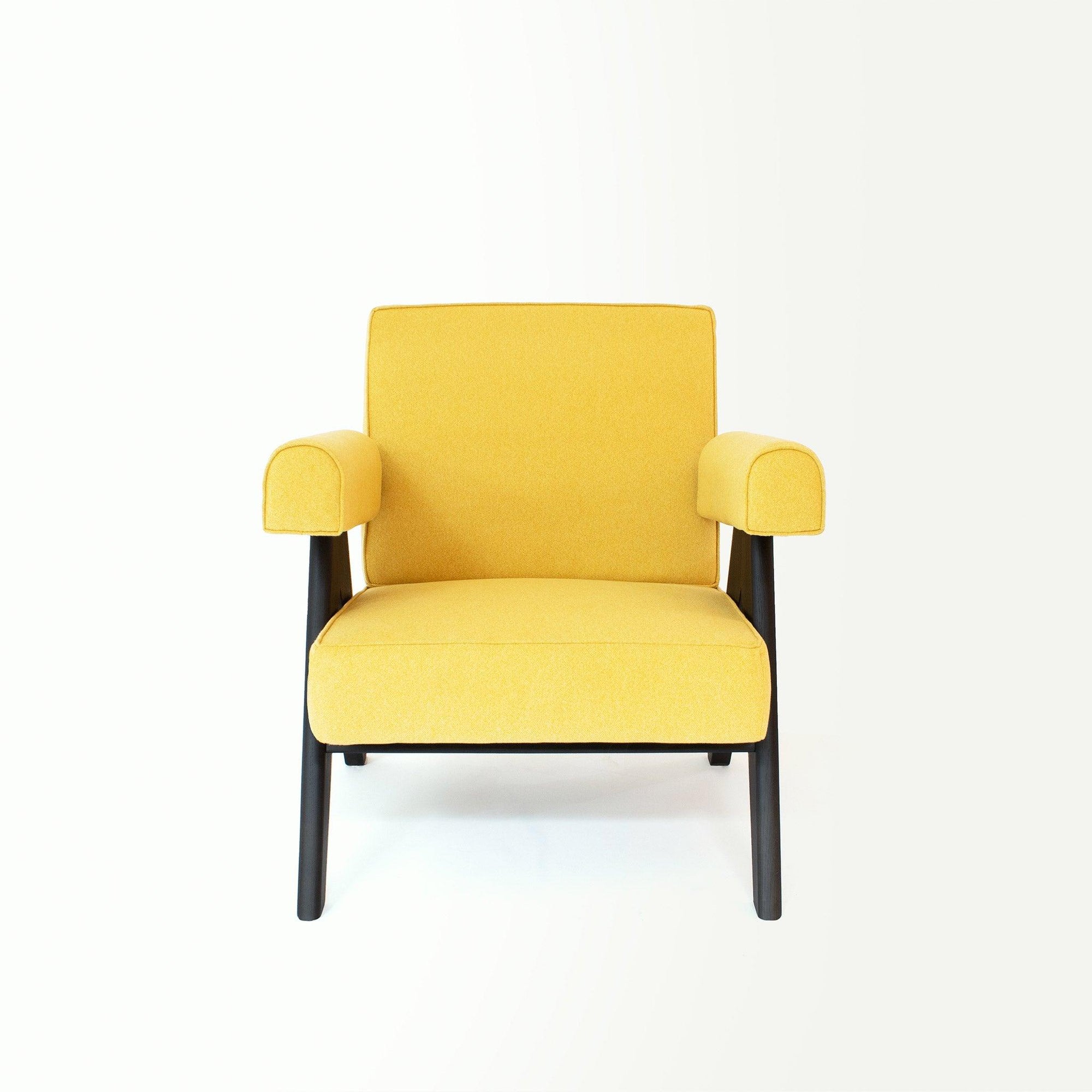 Pierre Jeanneret design Upholstered Easy Armchair - Object Embassy - Pierre Jeanneret