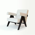 Pierre Jeanneret design Upholstered Easy Armchair - Object Embassy - Pierre Jeanneret