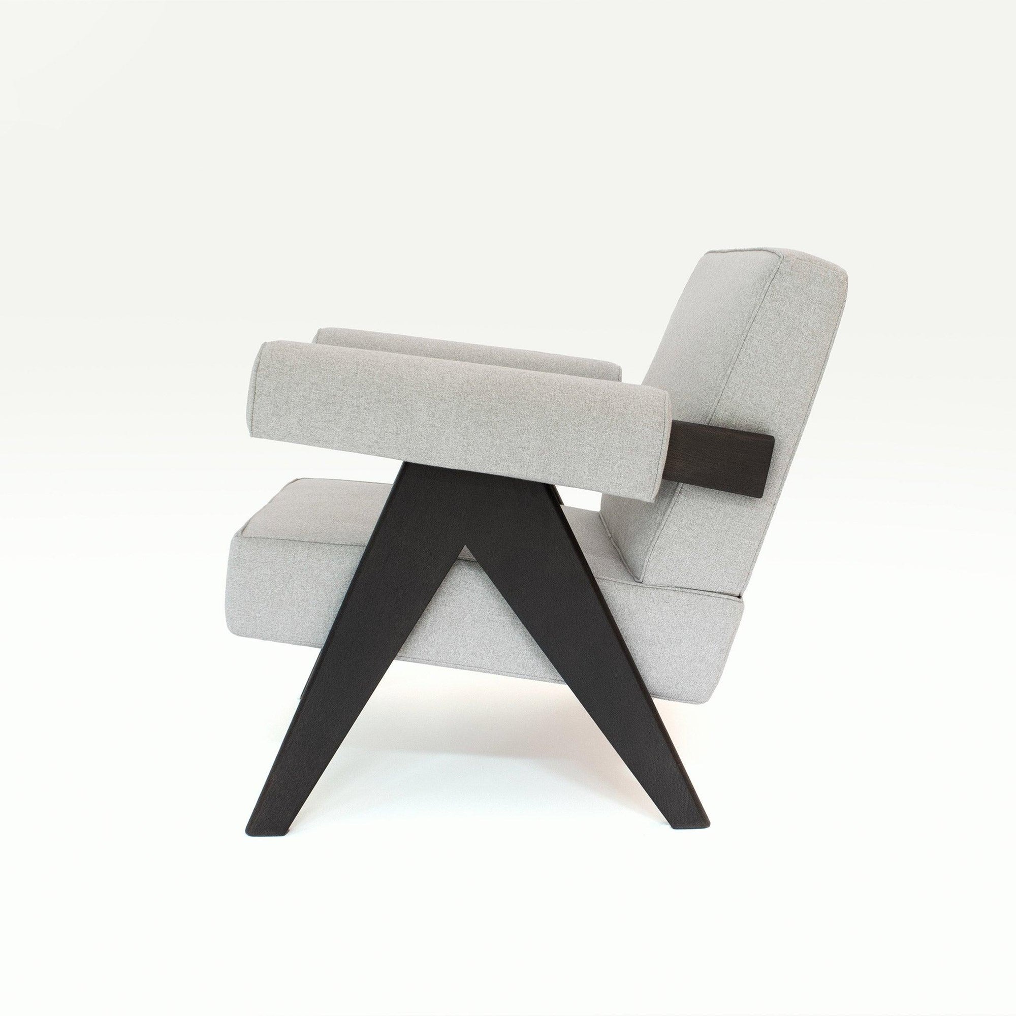 Pierre Jeanneret design Upholstered Easy Armchair - Object Embassy - Pierre Jeanneret