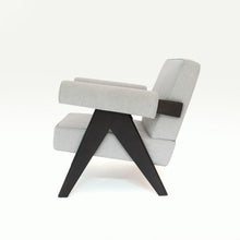 Pierre Jeanneret design Upholstered Easy Armchair - Object Embassy - Pierre Jeanneret