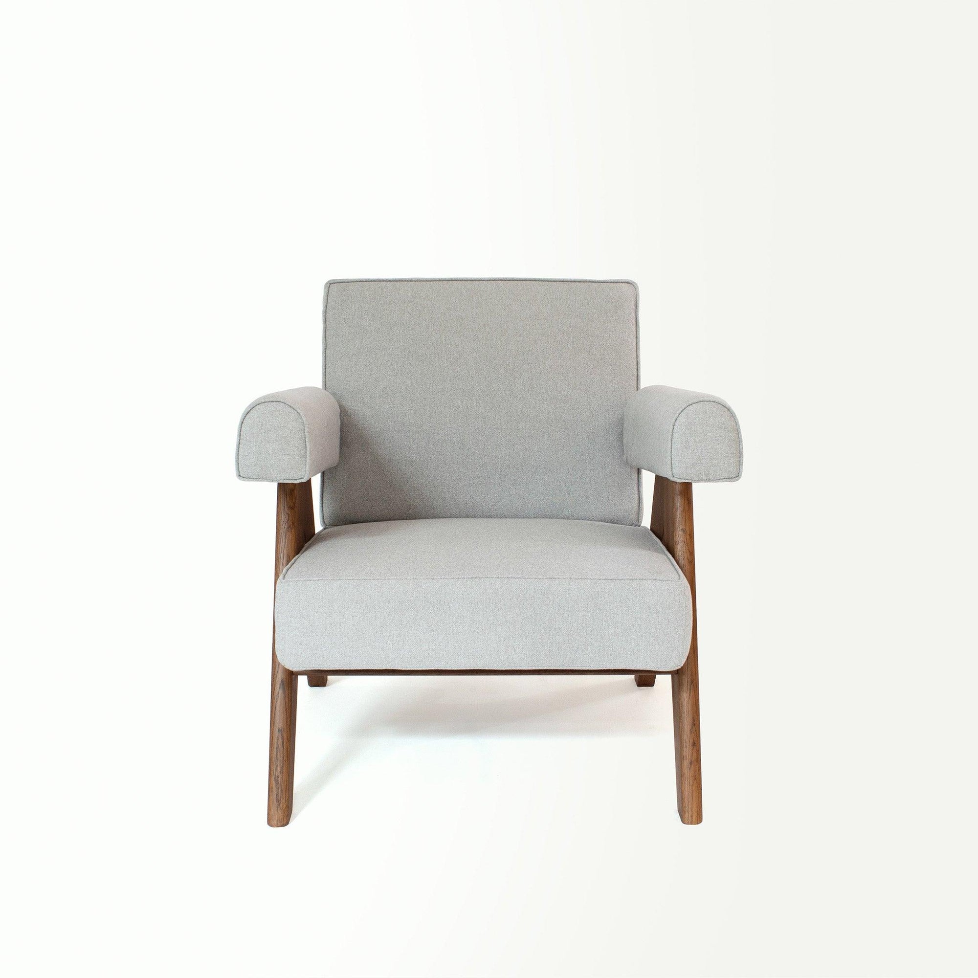 Pierre Jeanneret design Upholstered Easy Armchair - Object Embassy - Pierre Jeanneret