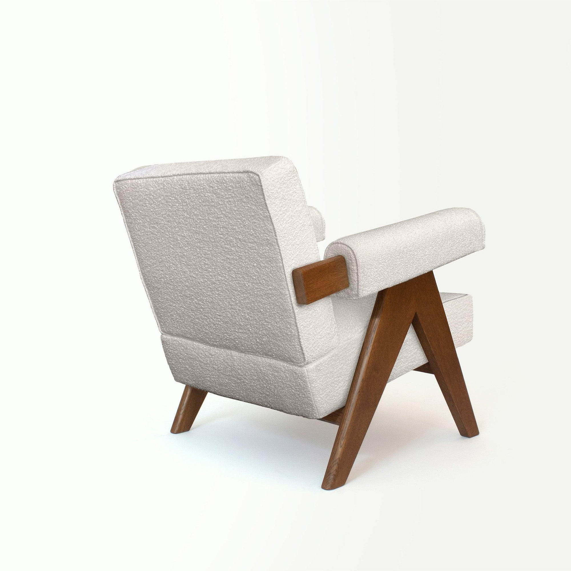 Pierre Jeanneret design Upholstered Easy Armchair - Object Embassy - Pierre Jeanneret