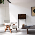 Pierre Jeanneret design Upholstered Easy Armchair - Object Embassy - Pierre Jeanneret