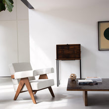 Pierre Jeanneret design Upholstered Easy Armchair - Object Embassy - Pierre Jeanneret