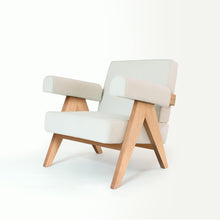 Pierre Jeanneret design Upholstered Easy Armchair - Object Embassy - Pierre Jeanneret