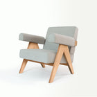 Pierre Jeanneret design Upholstered Easy Armchair - Object Embassy - Pierre Jeanneret