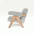 Pierre Jeanneret design Upholstered Easy Armchair - Object Embassy - Pierre Jeanneret