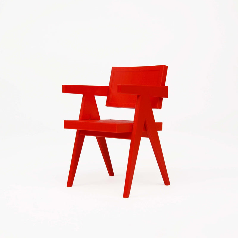 Mini Collection Office Chair - Object Embassy - Chandigarh Collection - Pierre Jeanneret Design - Mini furniture - puzzle