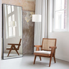 Seat cushion in natural linen - Object Embassy - Chandigarh Furniture - Pierre Jeanneret Design - hand made